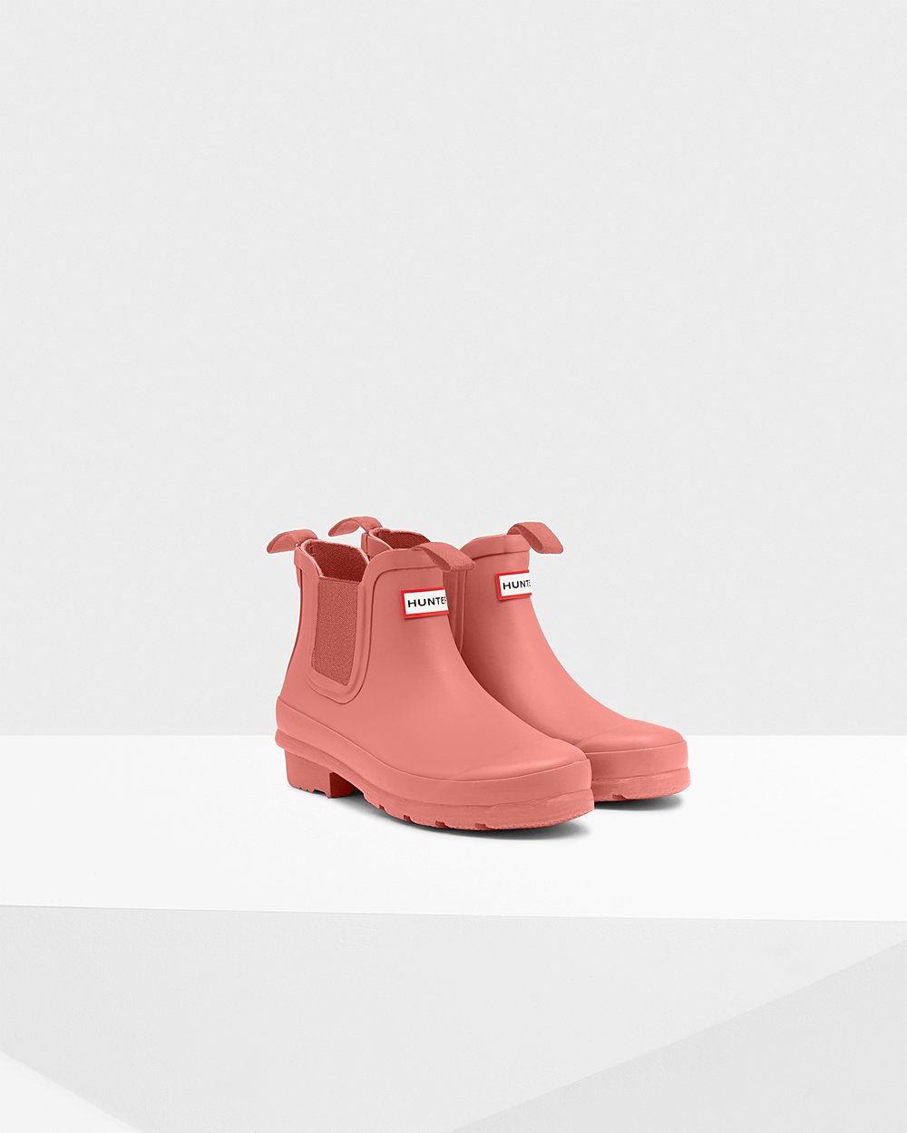 Botas Chelsea Hunter Criança Rosa - Original Big - 35WLQVBGS
